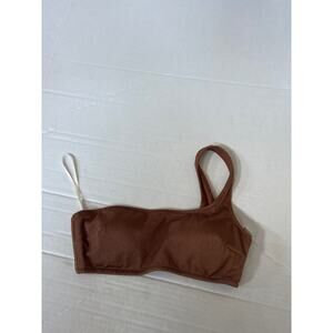 NWT Aerie Brown one should bikini top medium